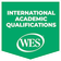 WES International Academic Qualifications badge